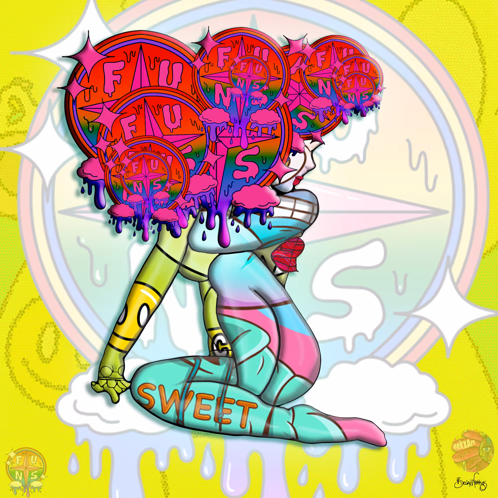 BekxArt / Fundaes colab: Sweet Woman