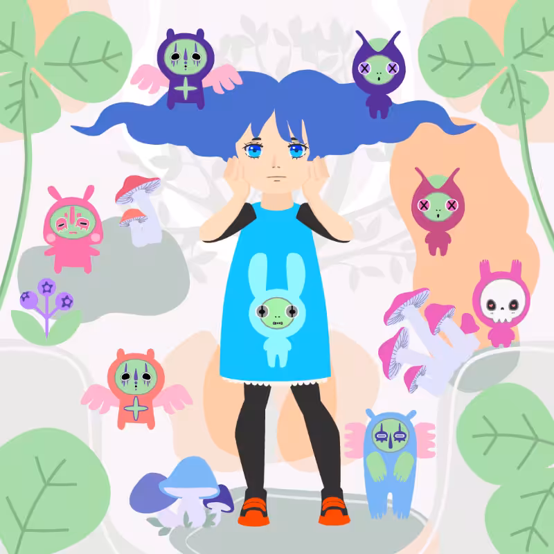 The Girl and the Magic Forest Spirits #5