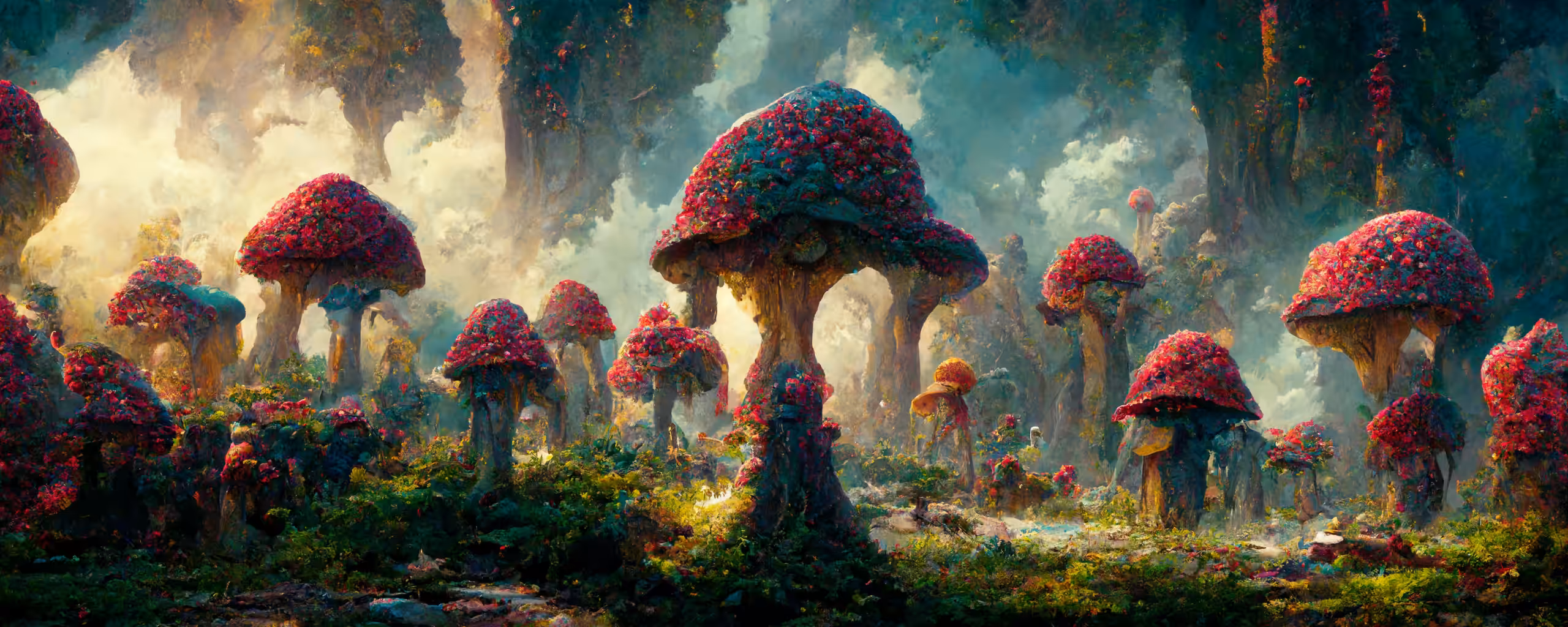 Mushroom forest