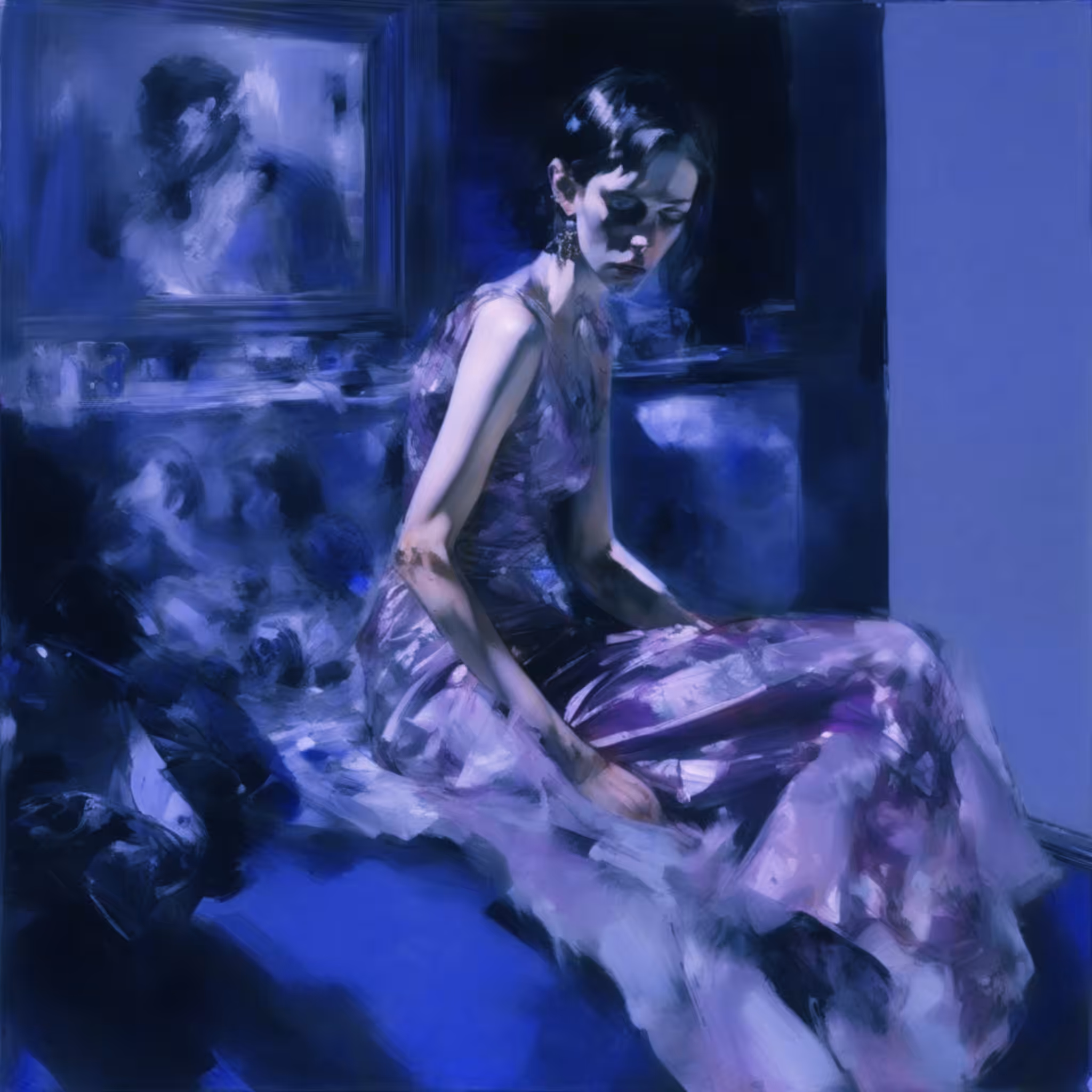 Blue feelings at midnight