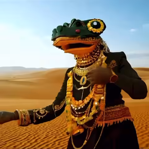 Shaman frog receiving the lost souls messages