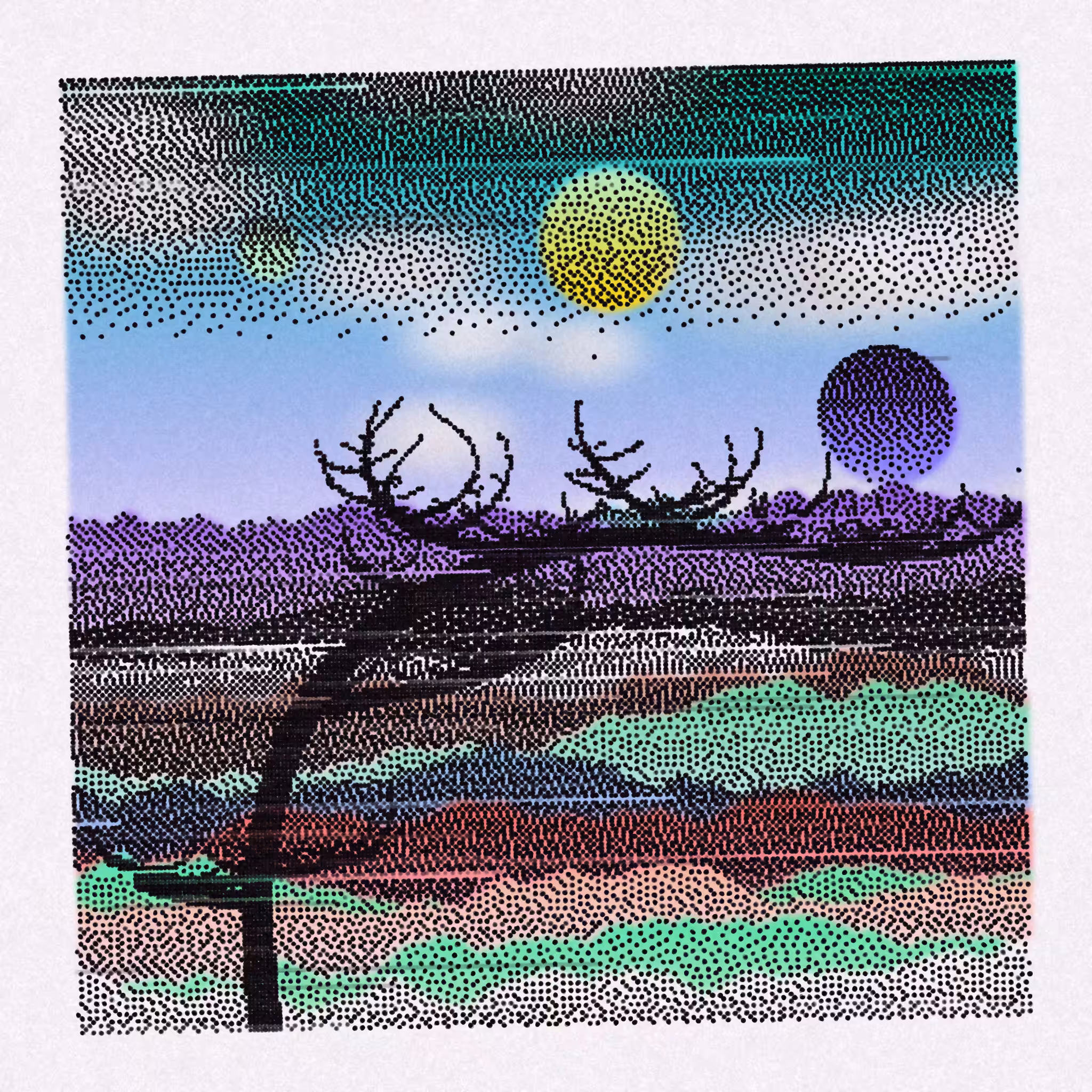 Dithered Branches #175