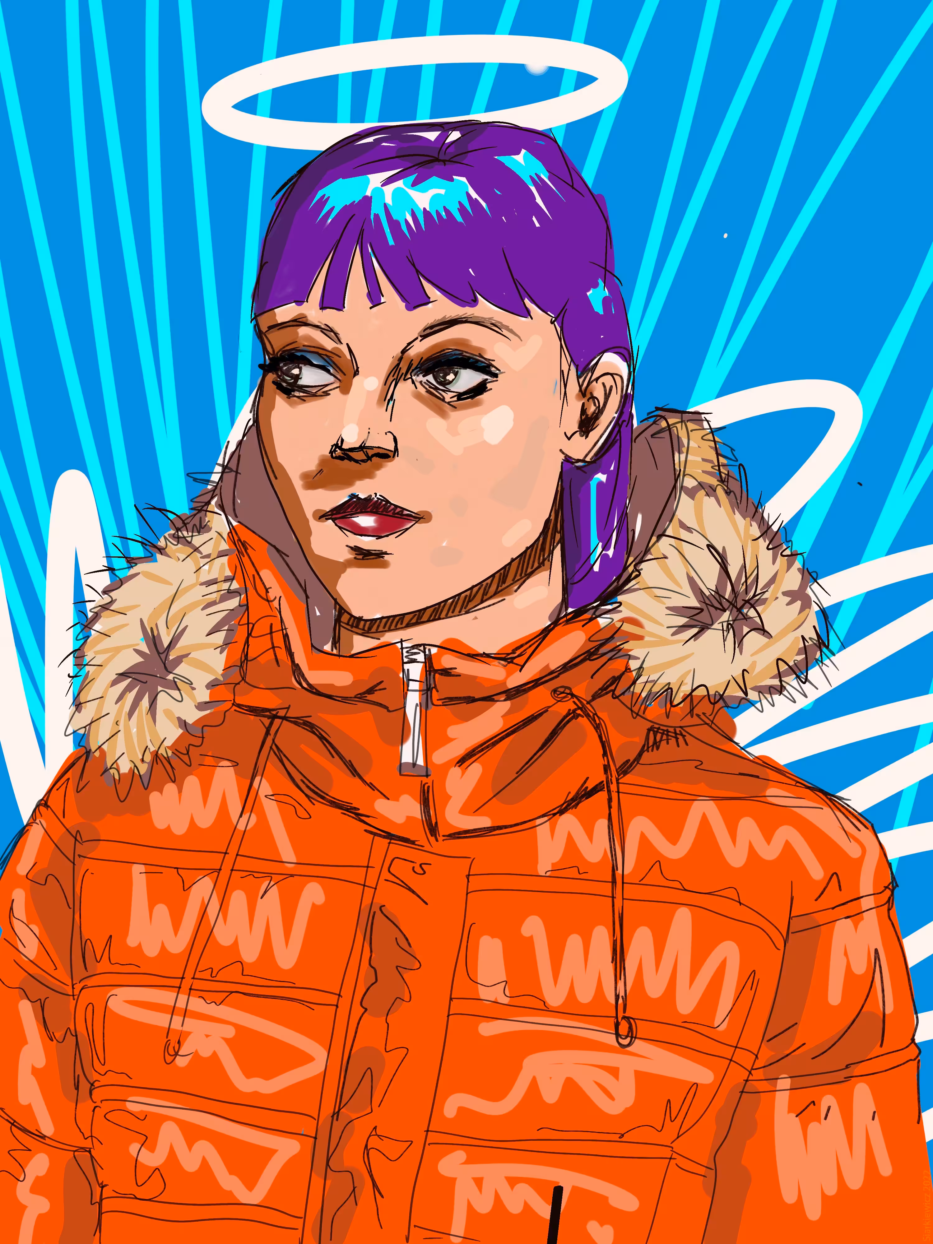 Girl in a Winter Jacket