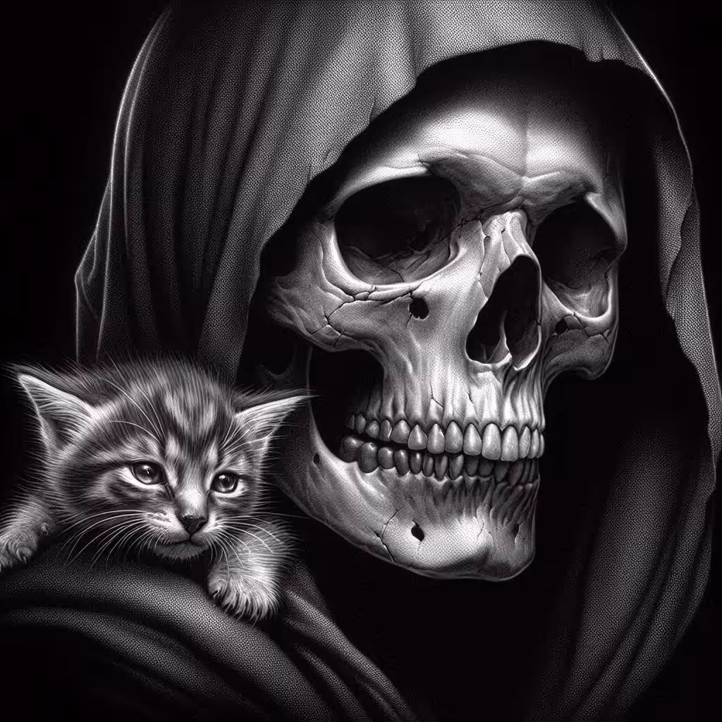 The Happy Valley: Skeleton cat