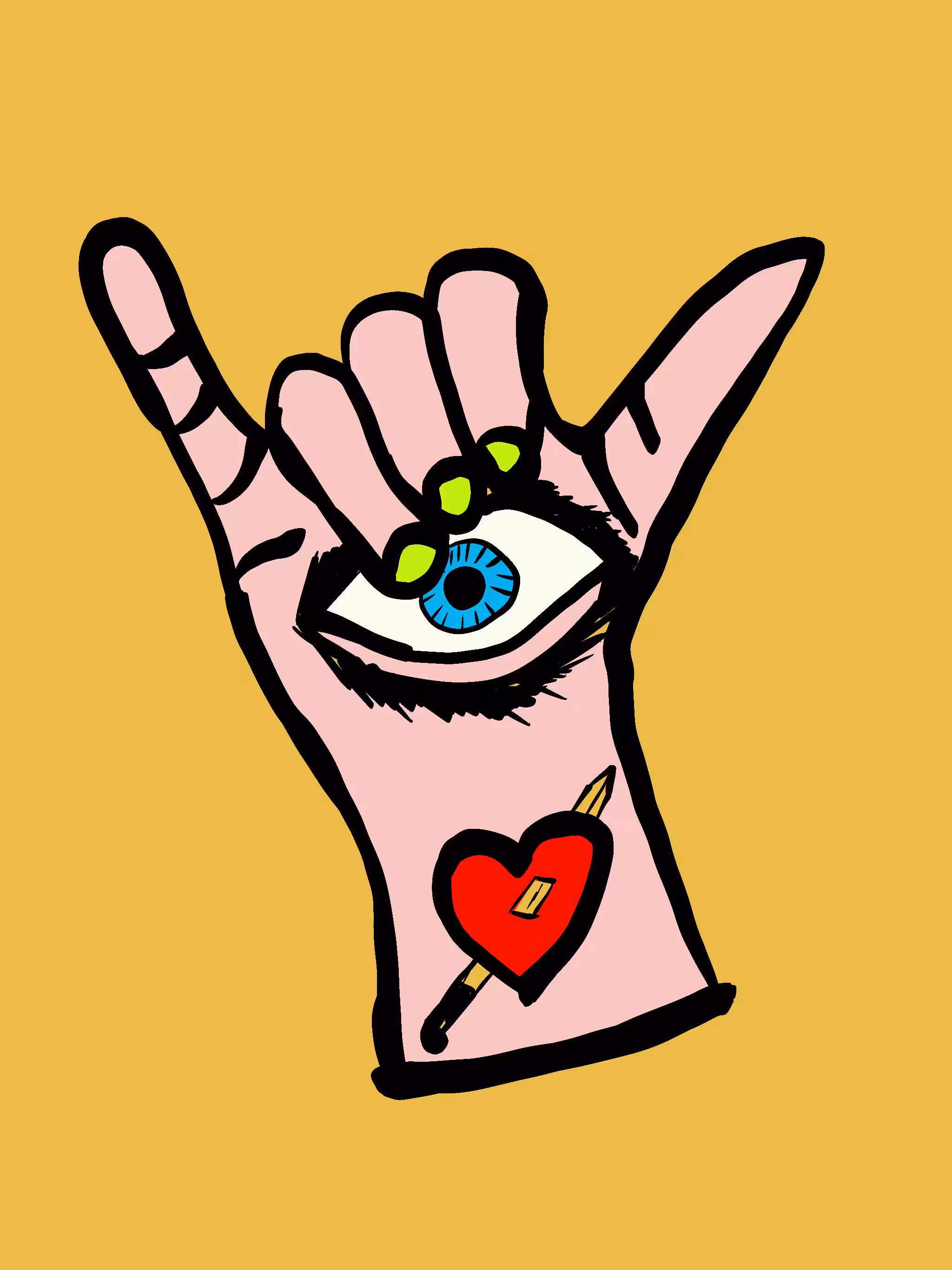 Rock and Roll hand