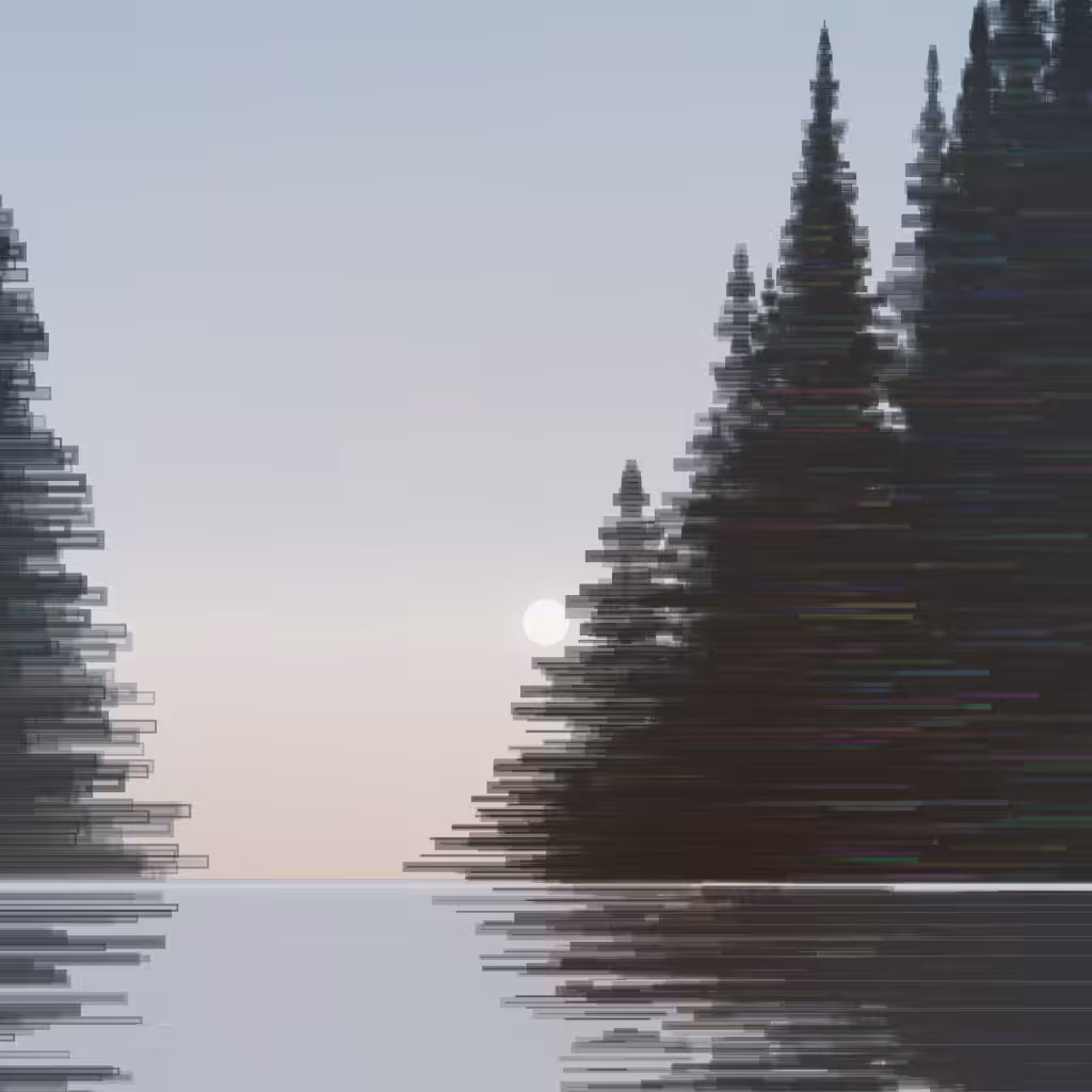 trees.on.lake #9