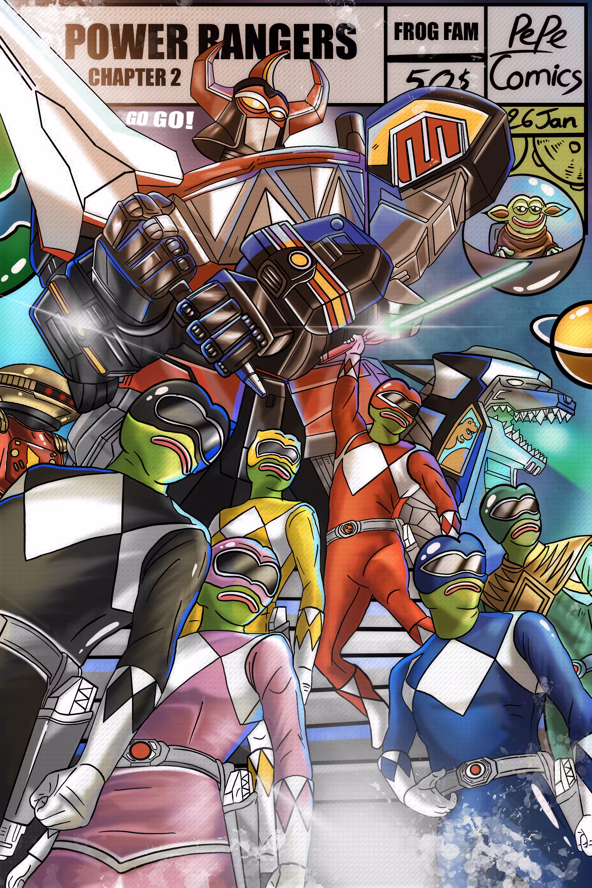 PEPE ! IGO GO POWER RANGERS