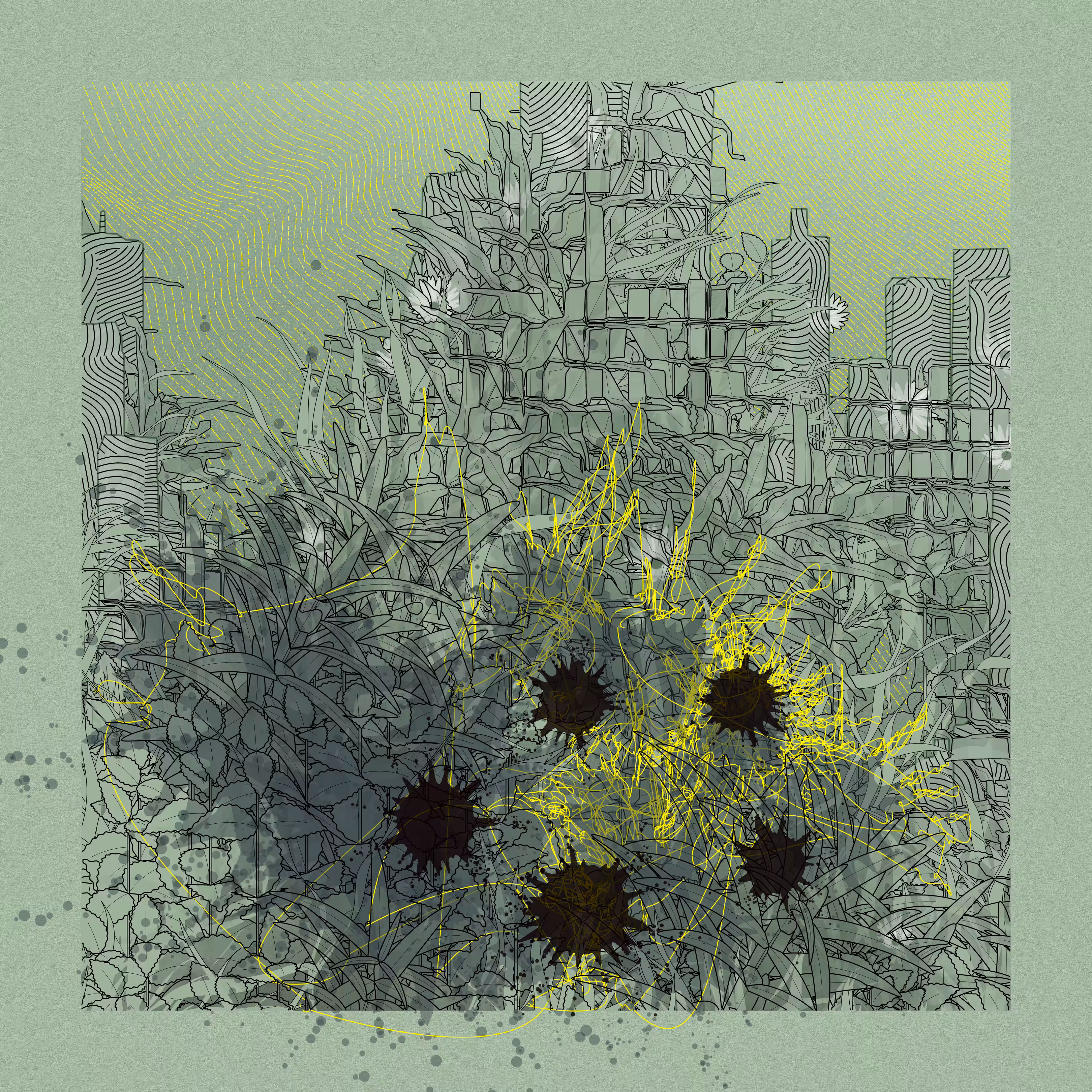Landscape with Carbon Capture #6407