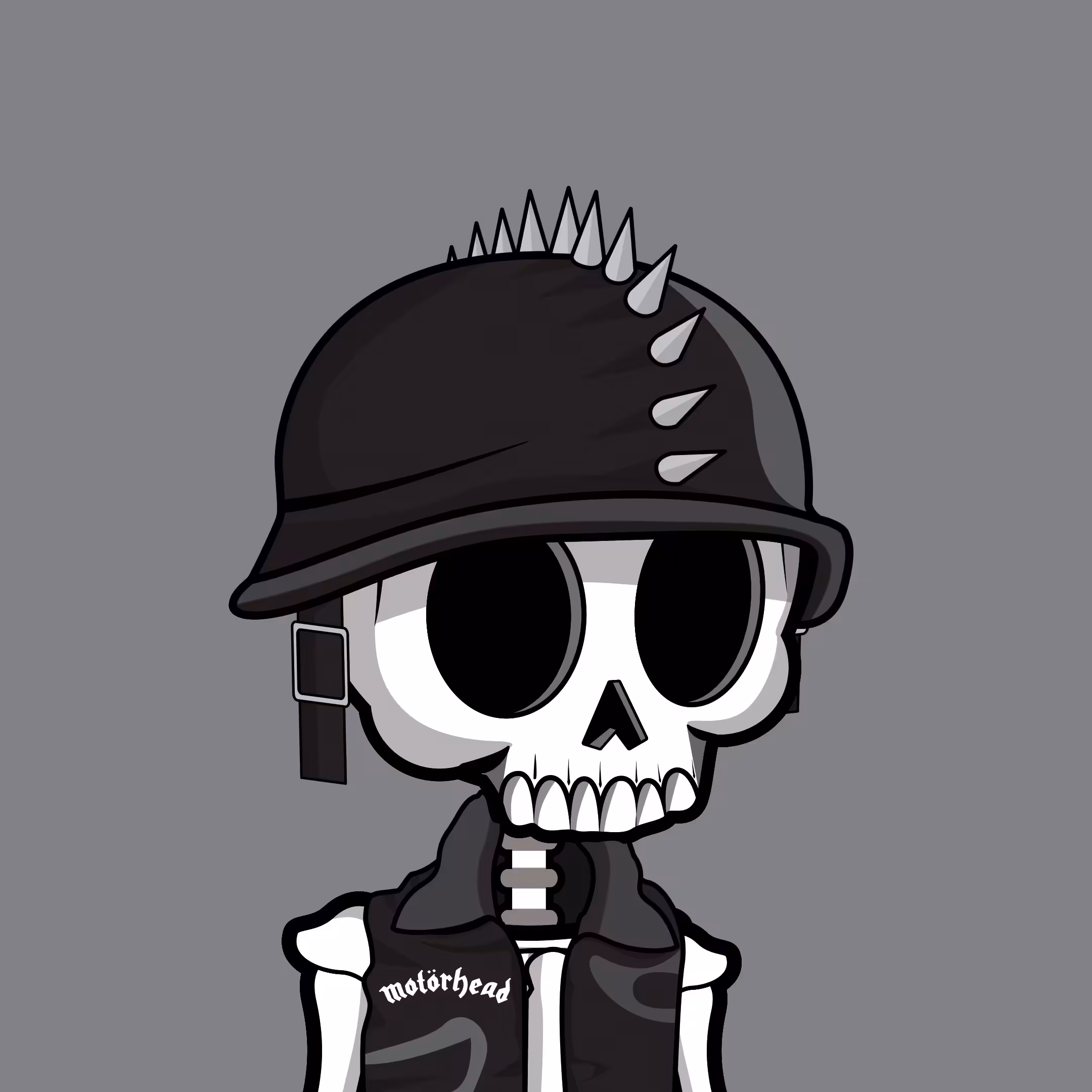 Edgar The Skeleton - Biker #35