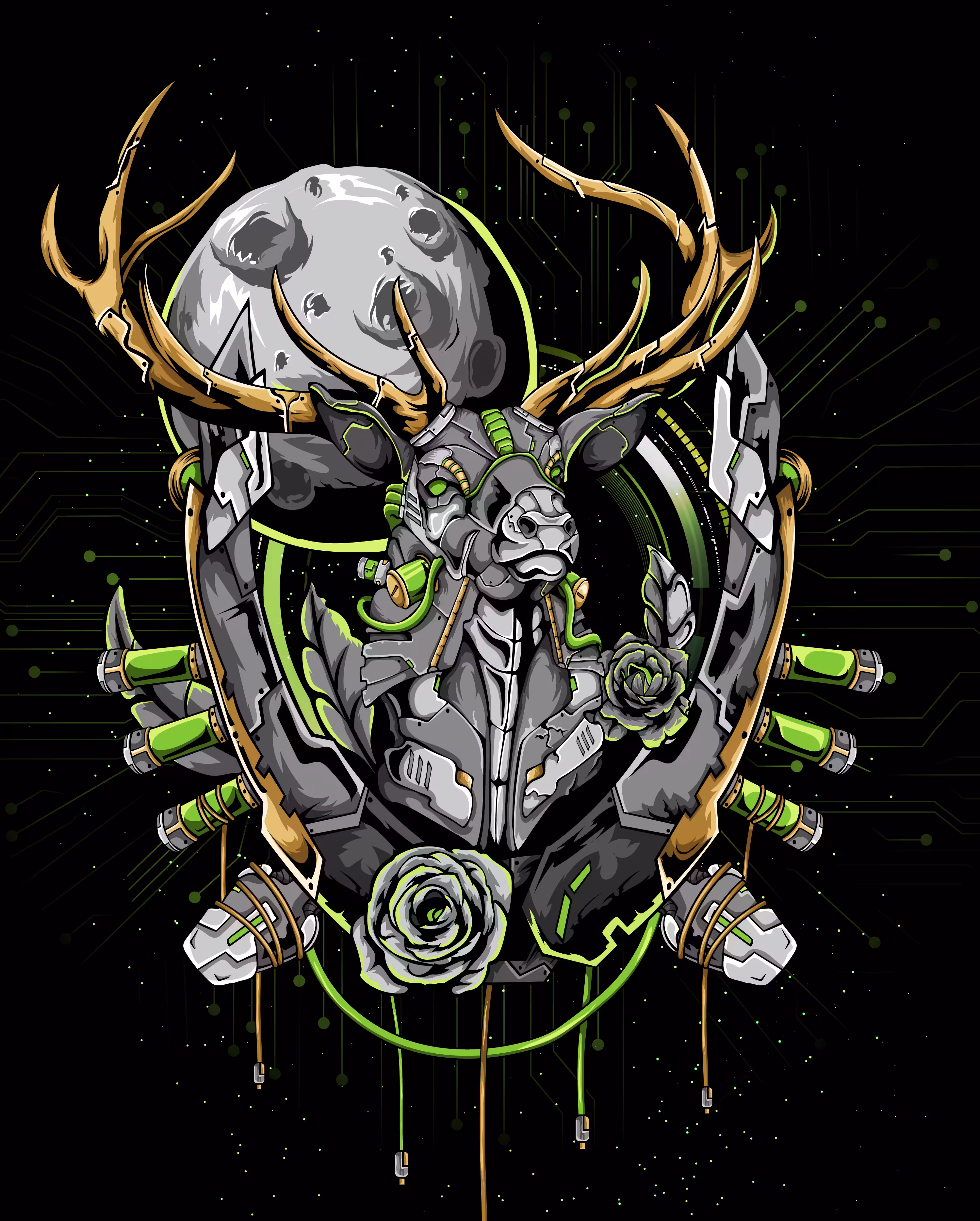THE ETERNAL SYSTEM - Deer Mecha - Cyber Deadsec 001