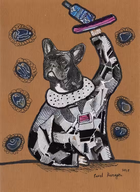 Drinking dog #13
