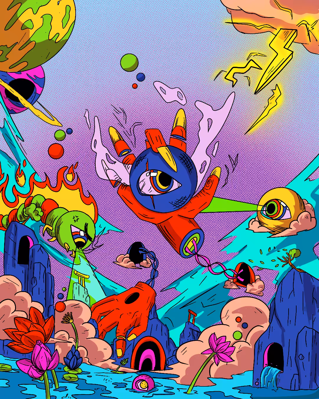 Eyeball invasion