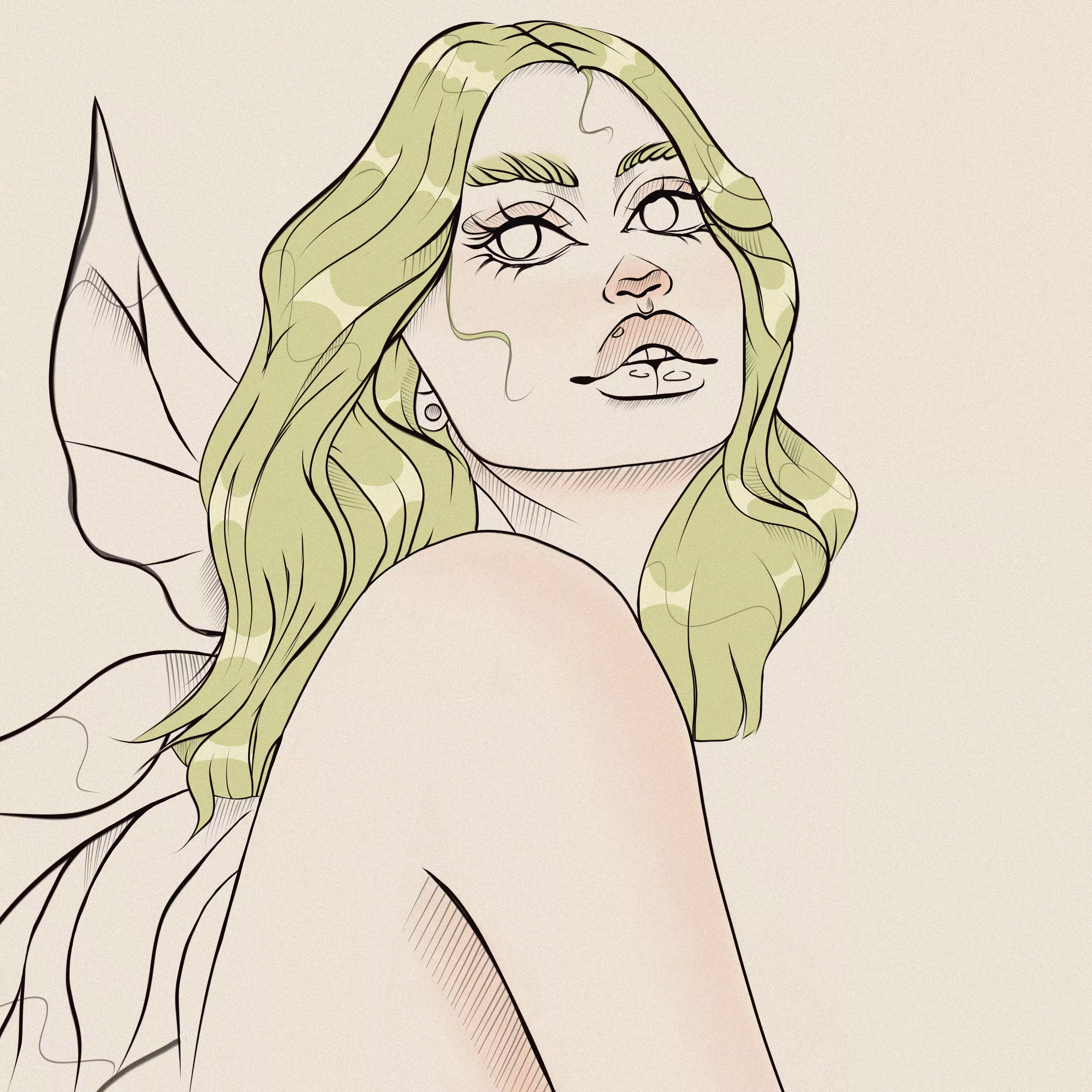 She And Her Wings
