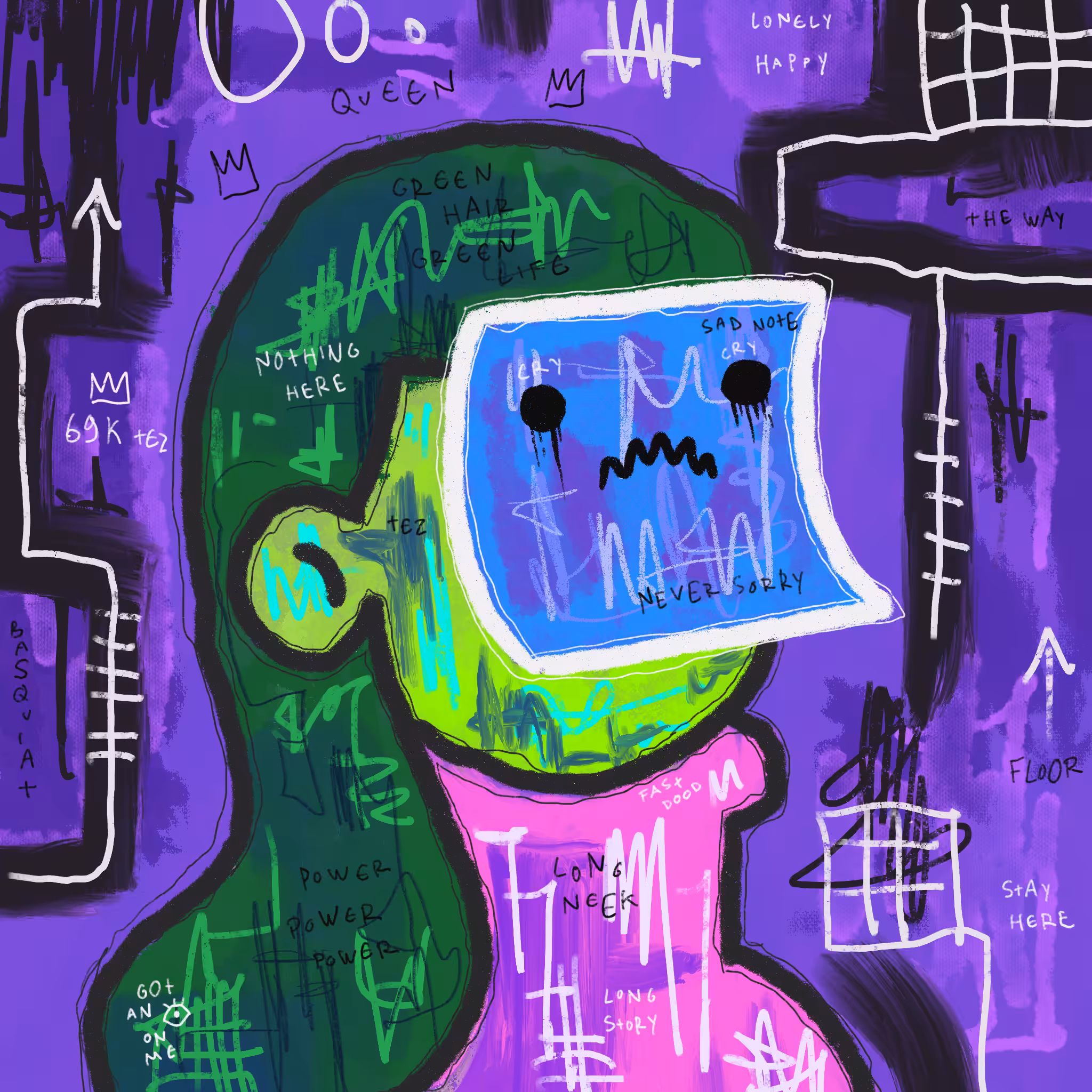 Doodlesquiat #28