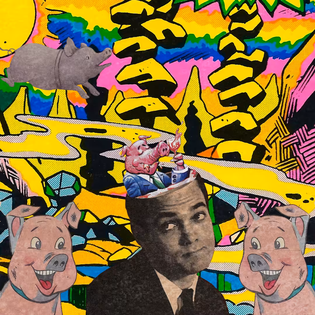 Collage Punk #12 - Pig Brain