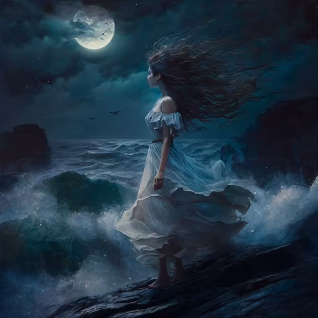 Lady Silence in the middle of the storm