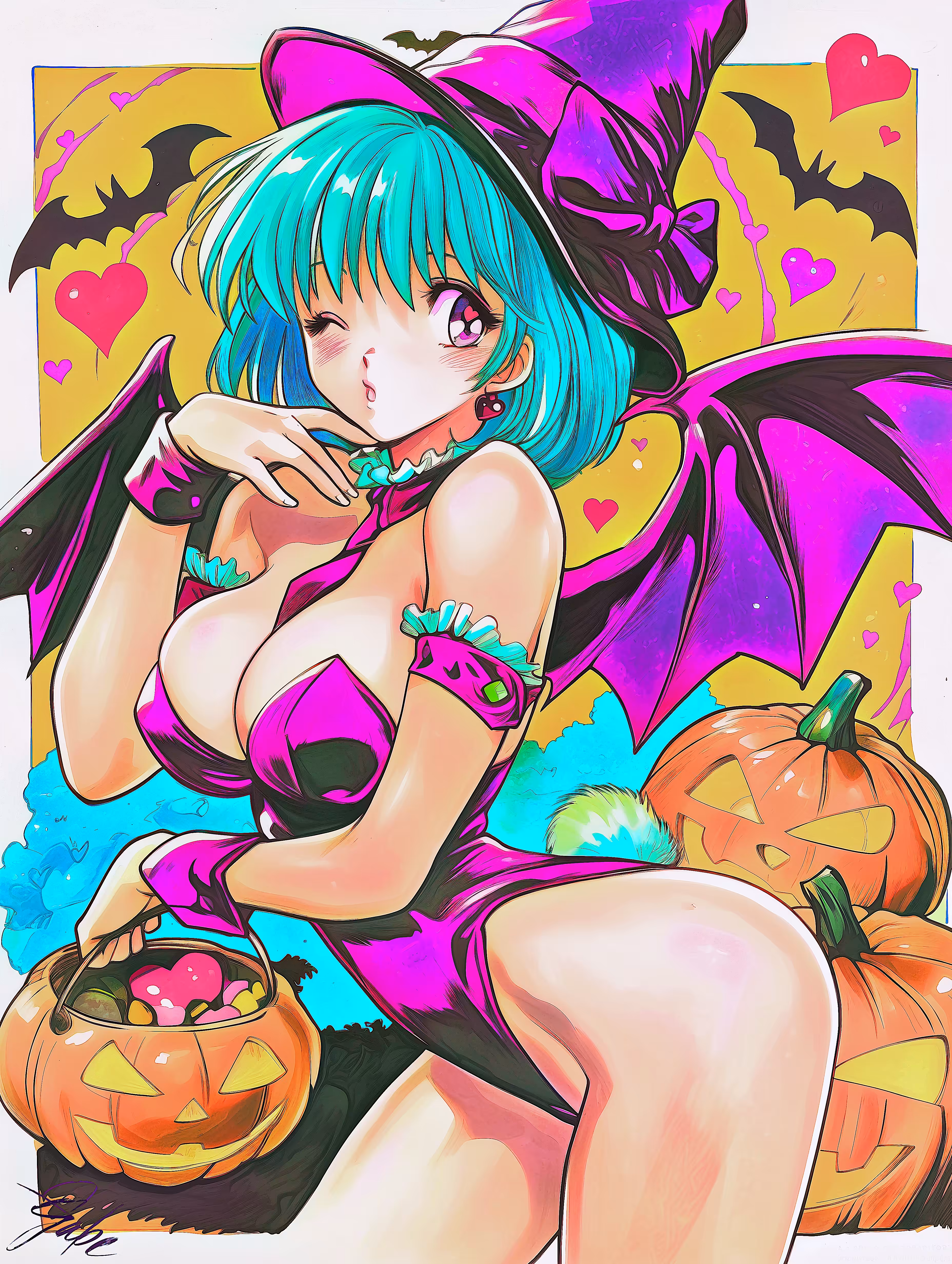 "Bunny Bat Witch Glitch"