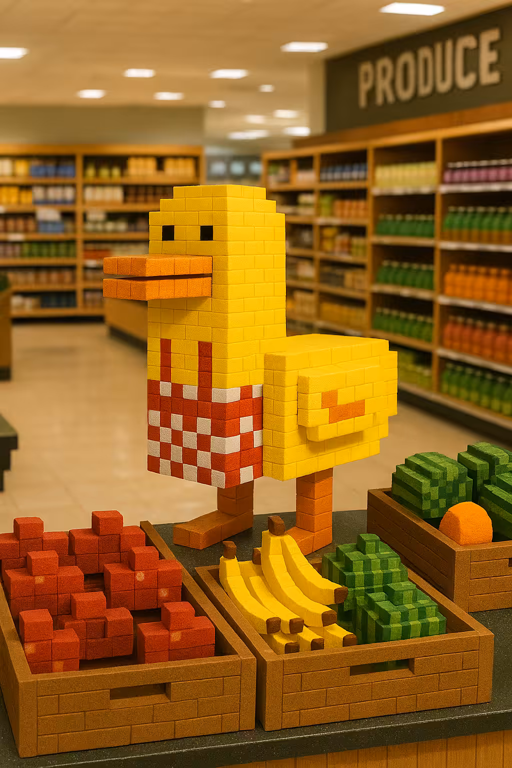 DUDE DUCK FRUIT SELLER