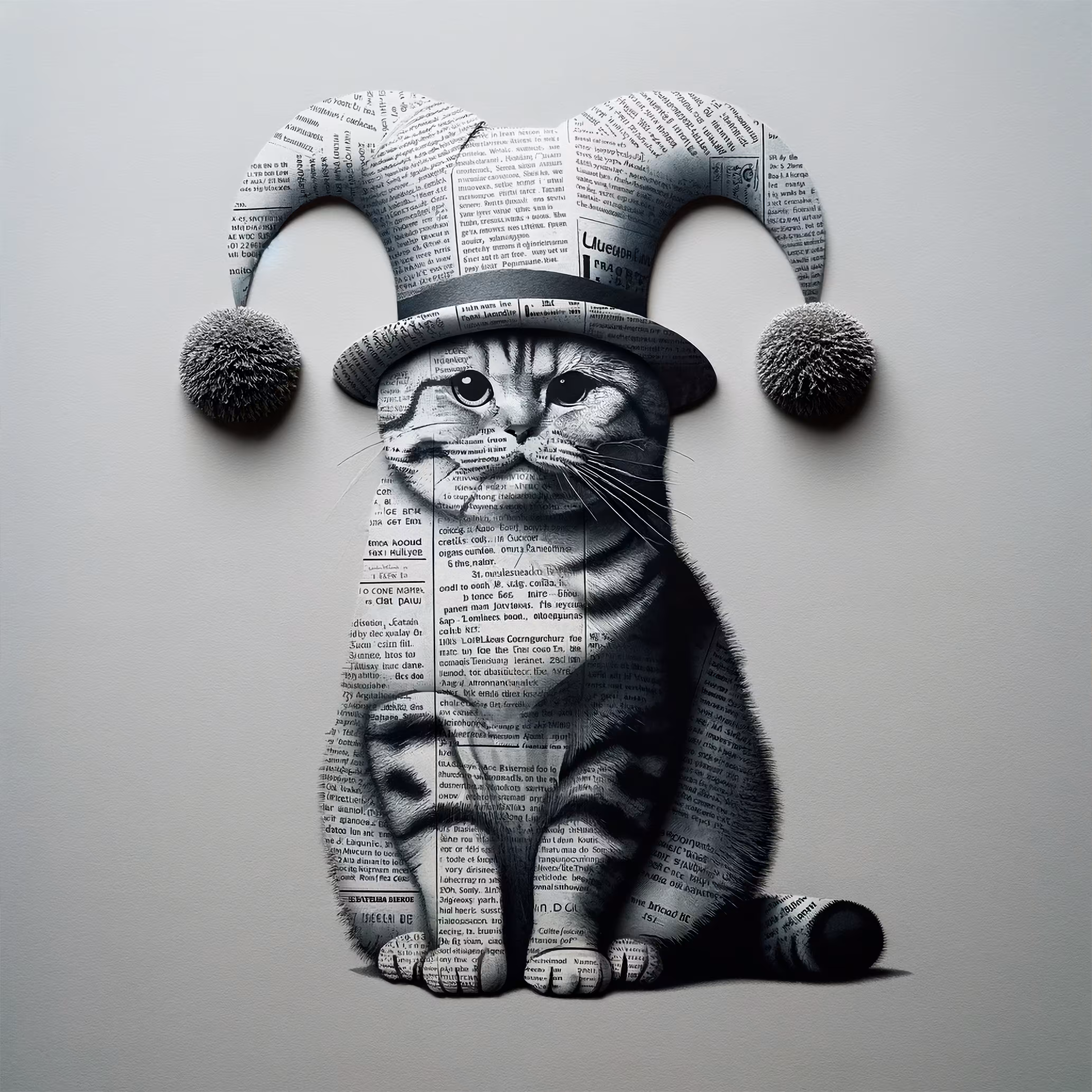 Whiskers & Wit: The Dapper Cat