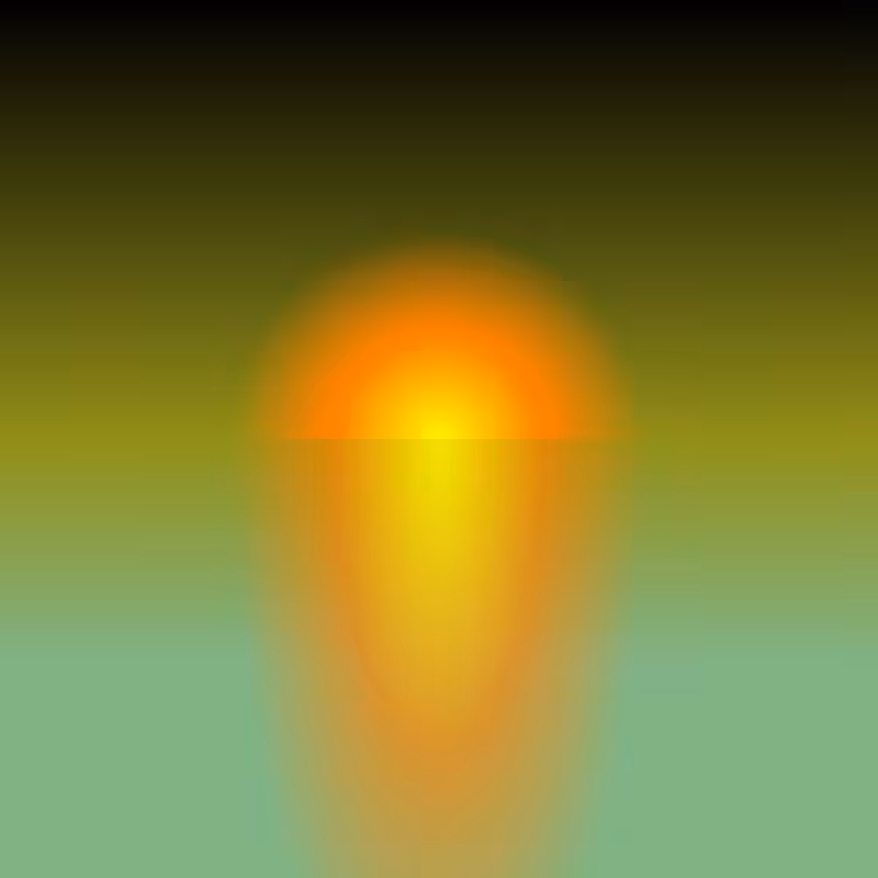 Sunset over random planet #5