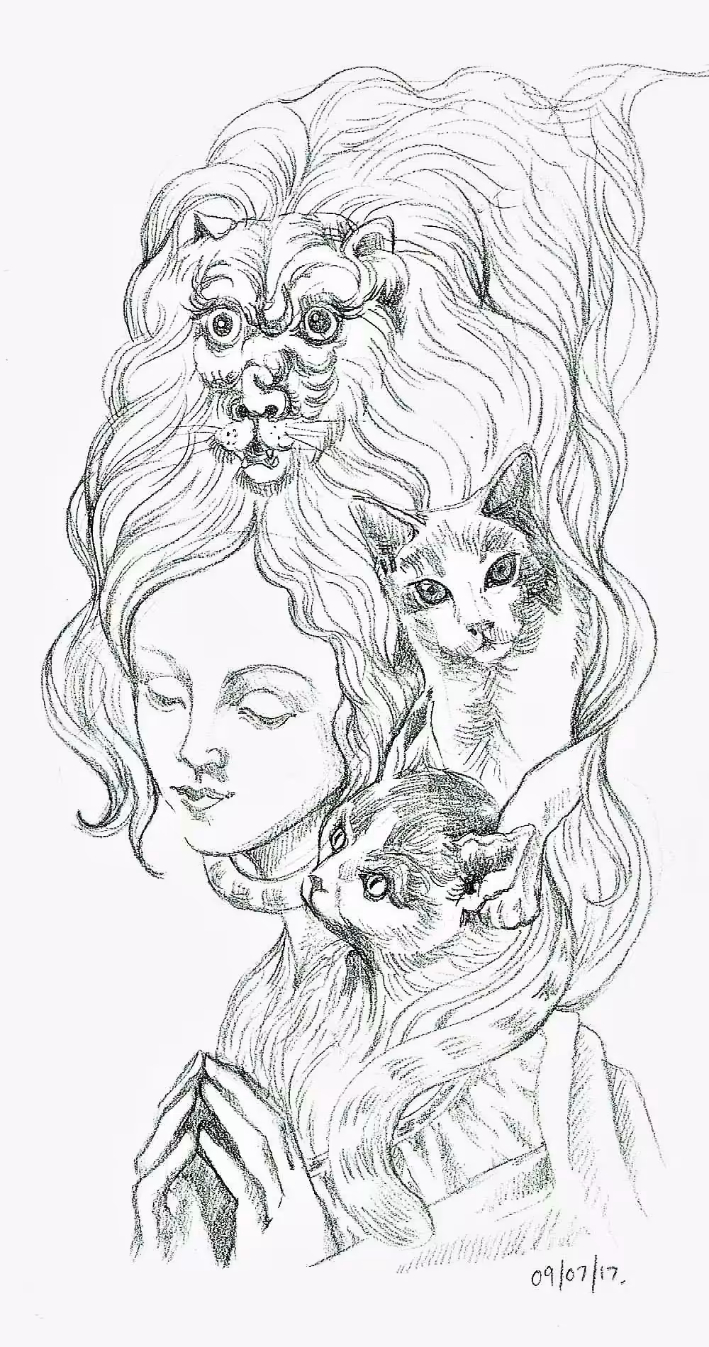 Creature Queen First Sketch