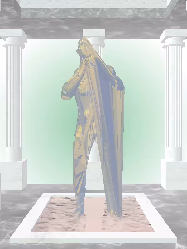 HeavenComputer: The Fading Fragmented Cheering Sunlit Cobalt Man #3755
