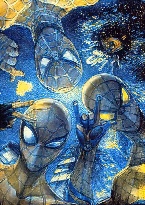 Bored Starry Night Spiderman Club: Spiderman #7