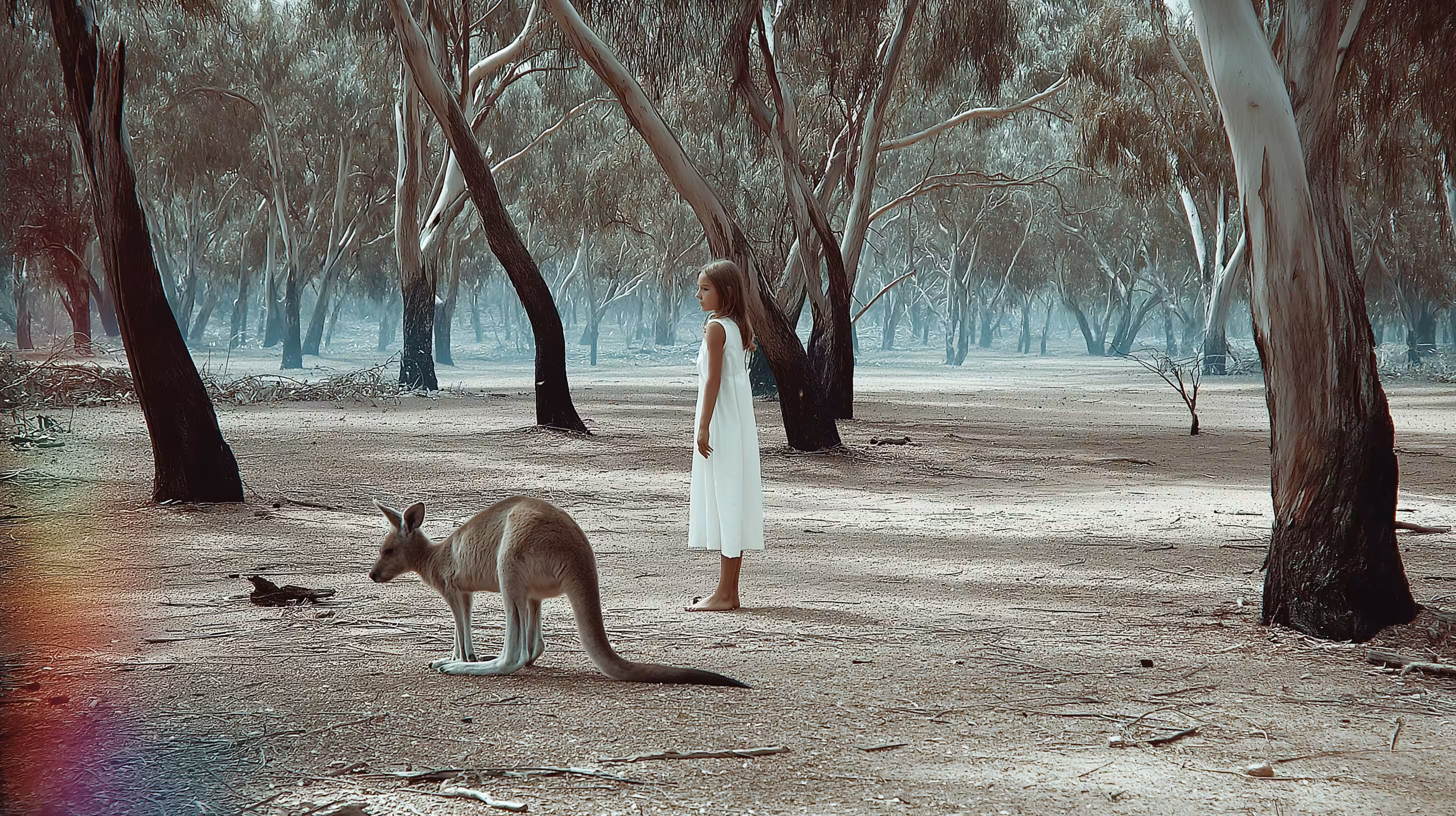 A girl and her Kangaroo