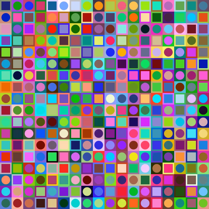 Square Dot Composition #98