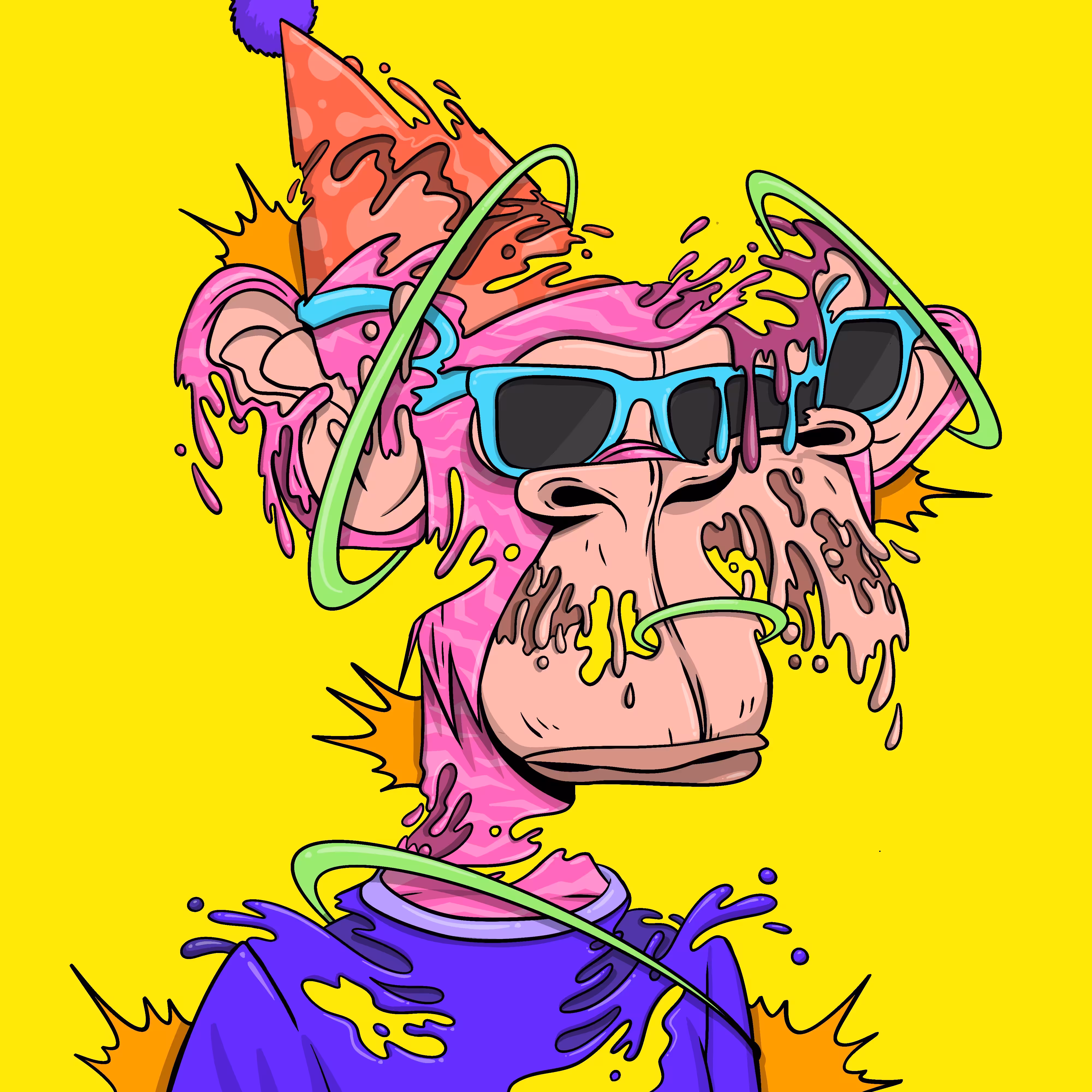 Bored ape remix #8216 - 1/1 Edition