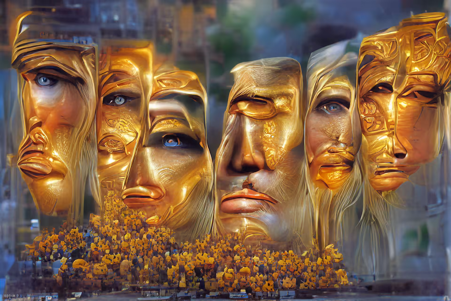 Behind the masks