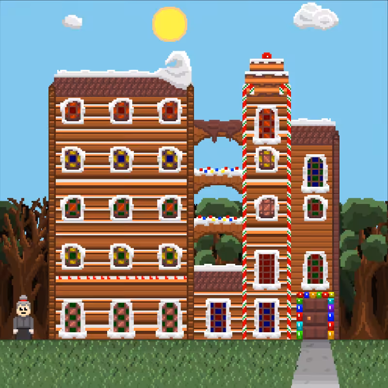 2D Mansion Candy House #115
