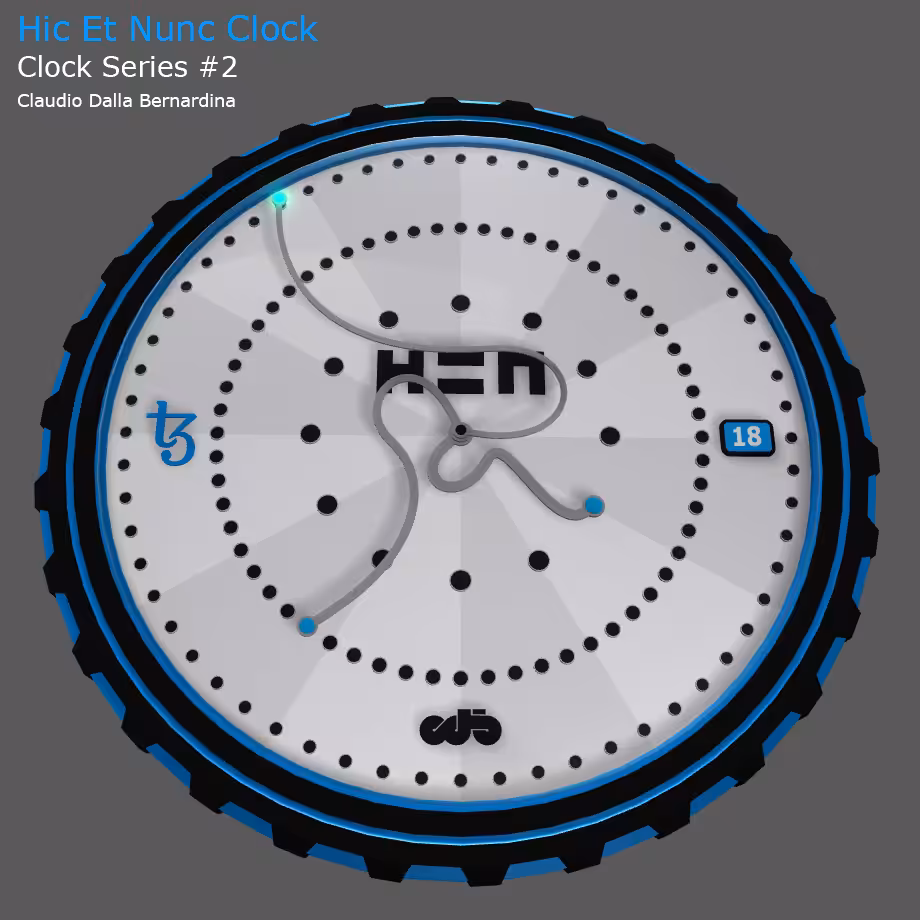 Hic Et Nunc Clock