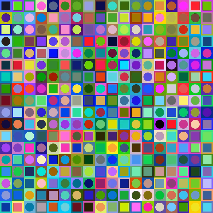 Square Dot Composition #37