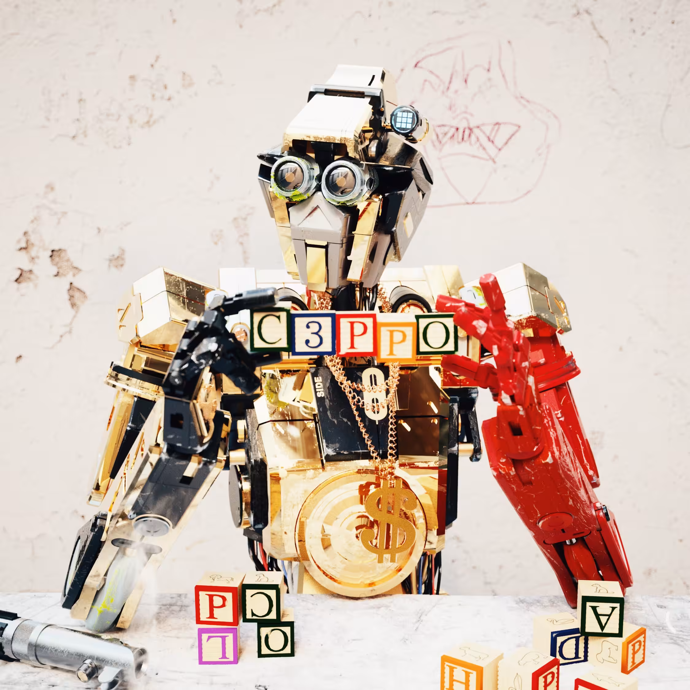 #02 . C3PO & Chappie mashup