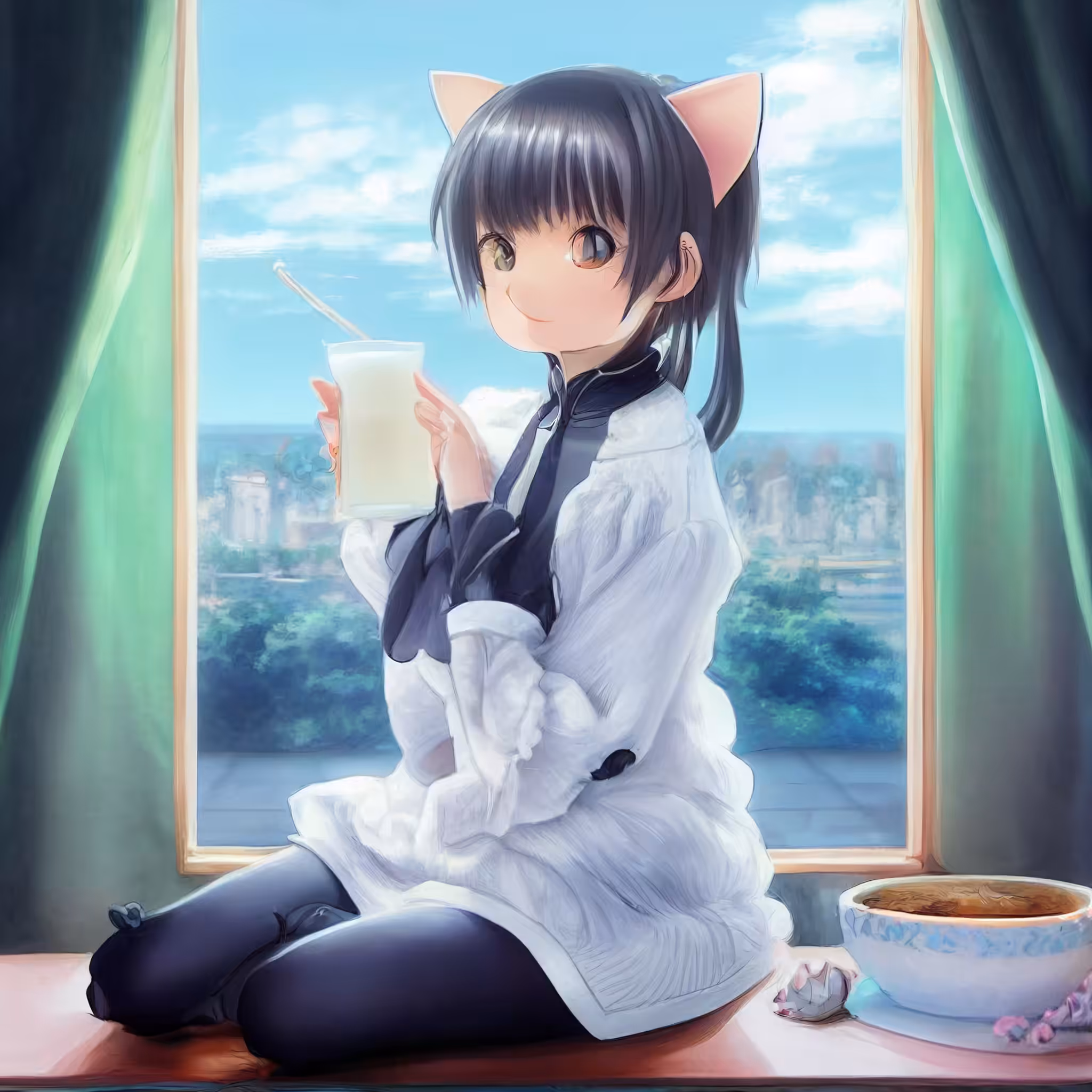 Glass of milk