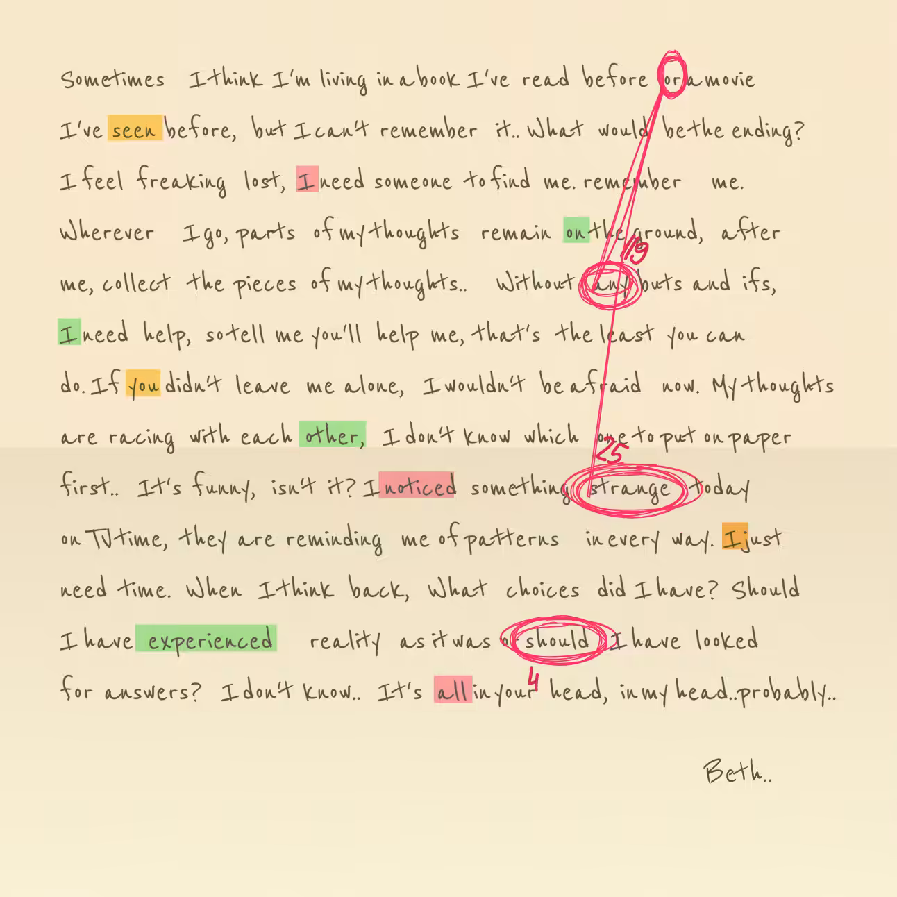 Conspiracy Theory Vol.2: a letter #76