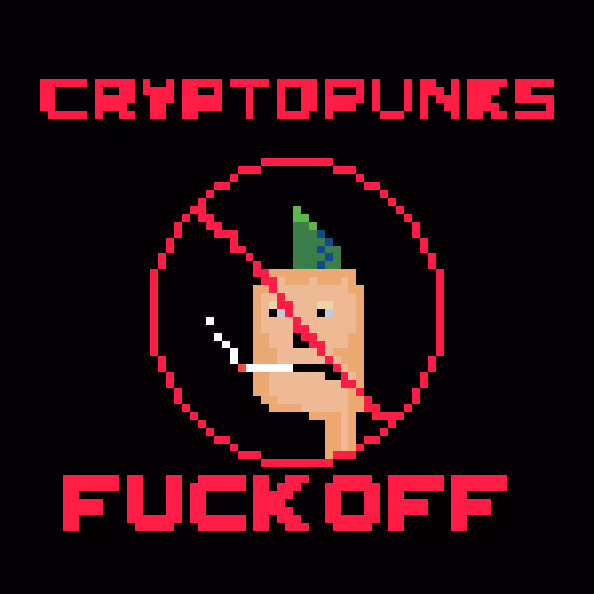 CryptoPunks Fuck Off