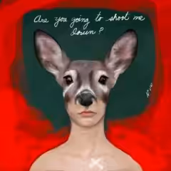 Are you going to shoot me down?