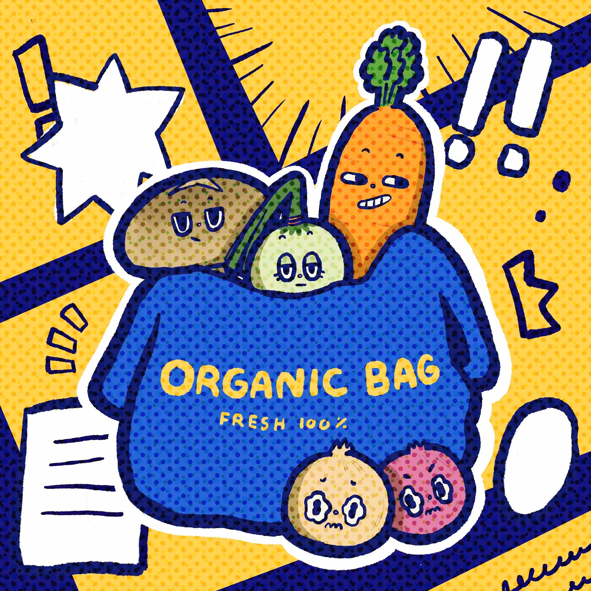 Organic shopping bag MSC2O