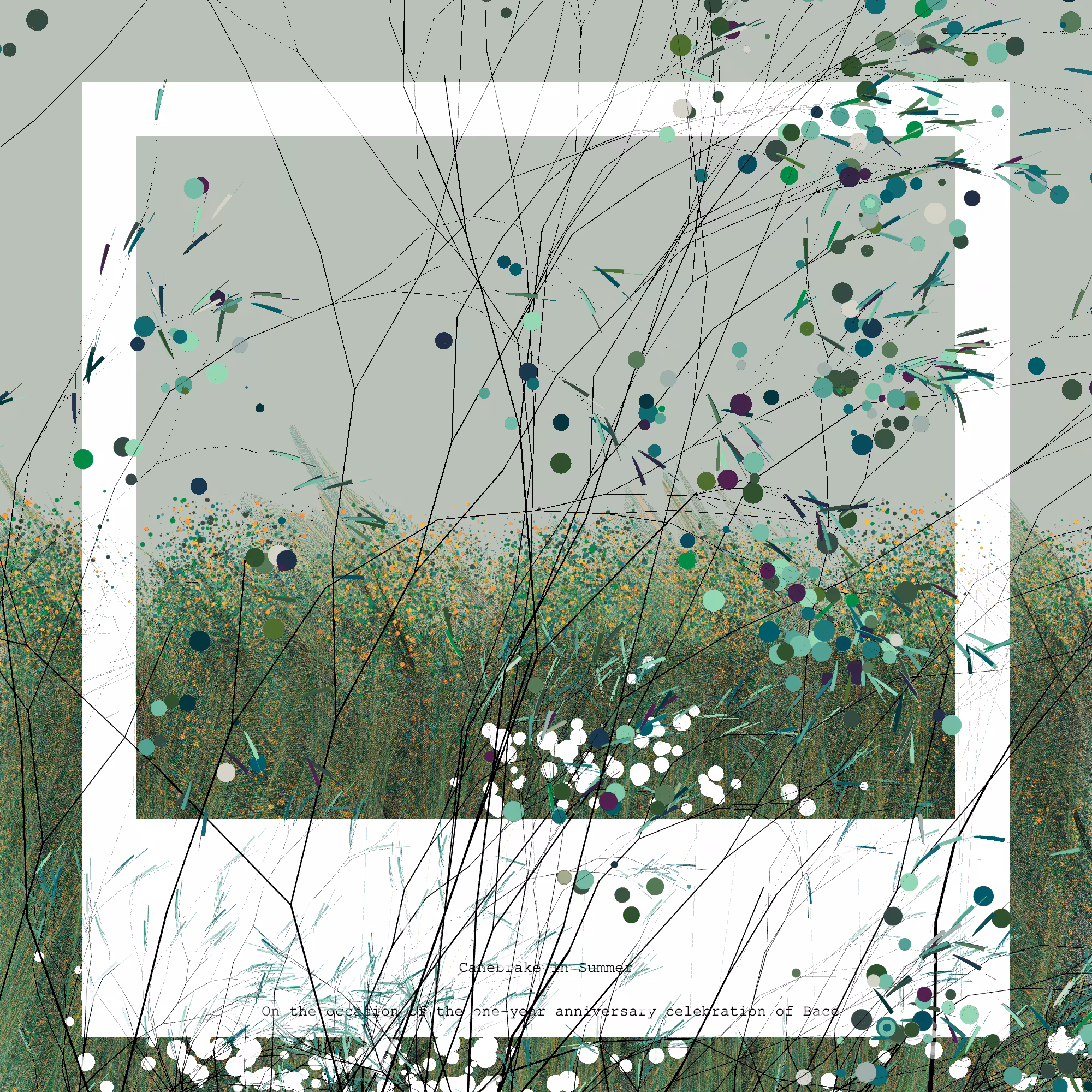 Rodeo posts: Meadow in the frame #B3