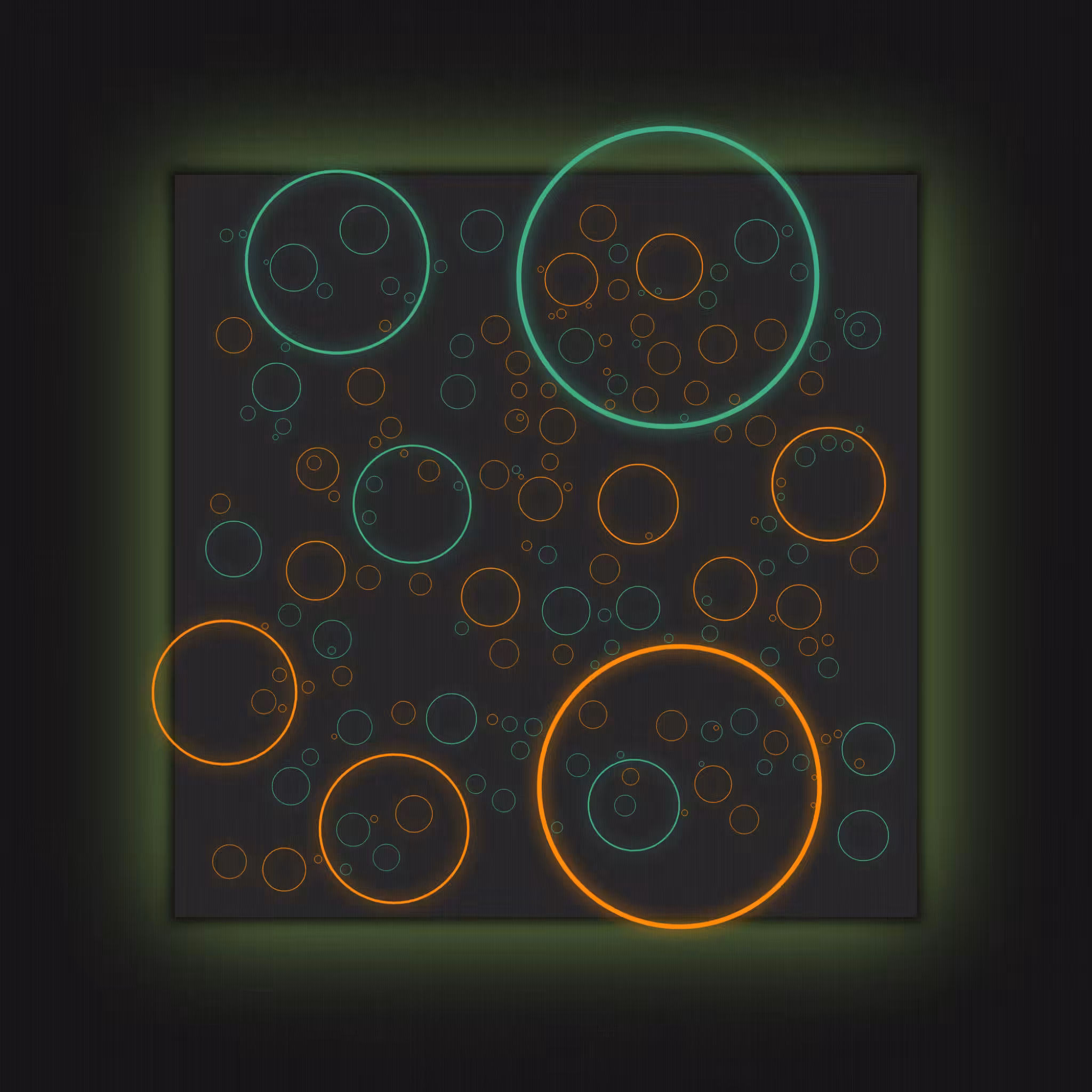 Nevercolliding Circles #16