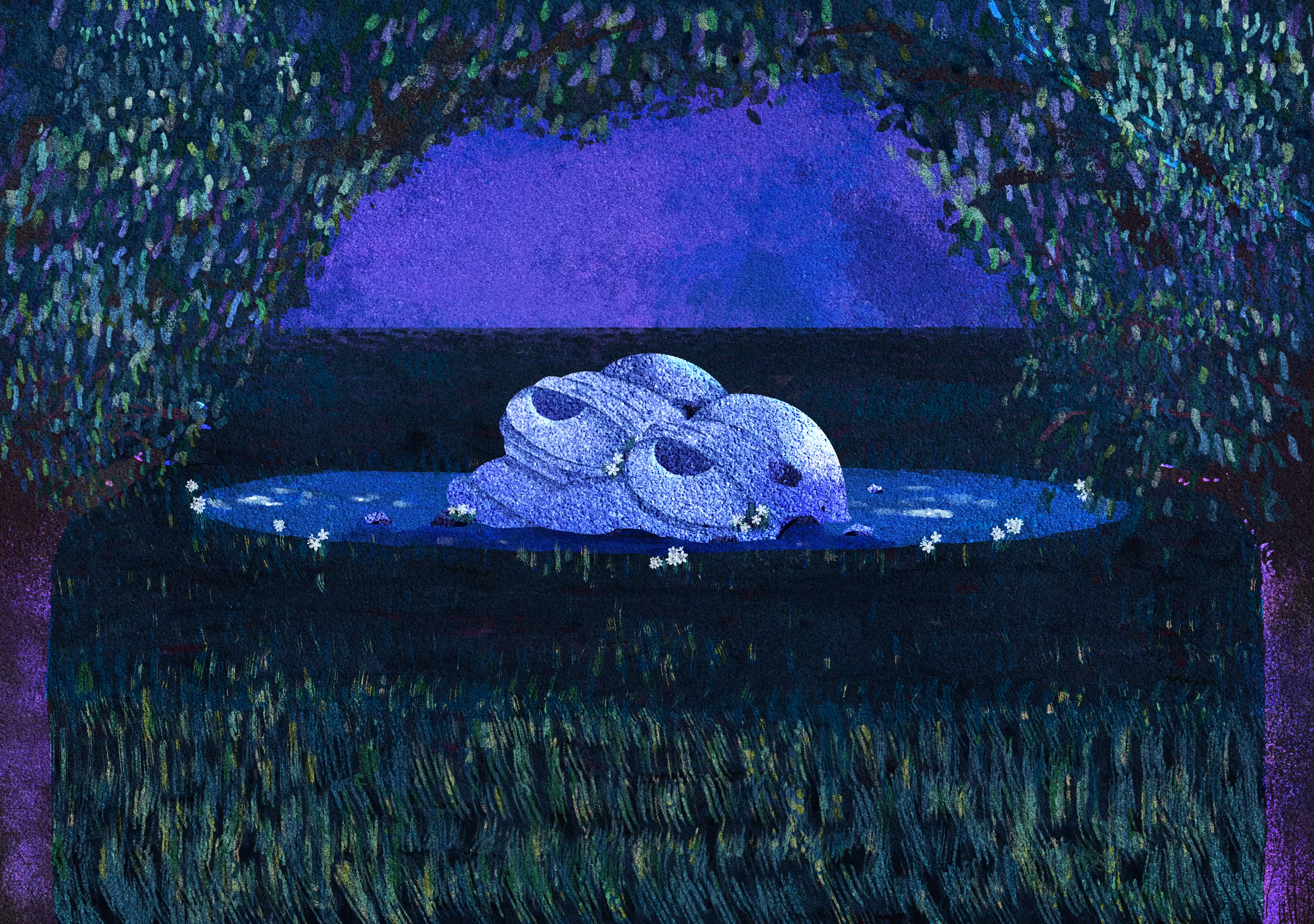 A Frog In A Pond III
