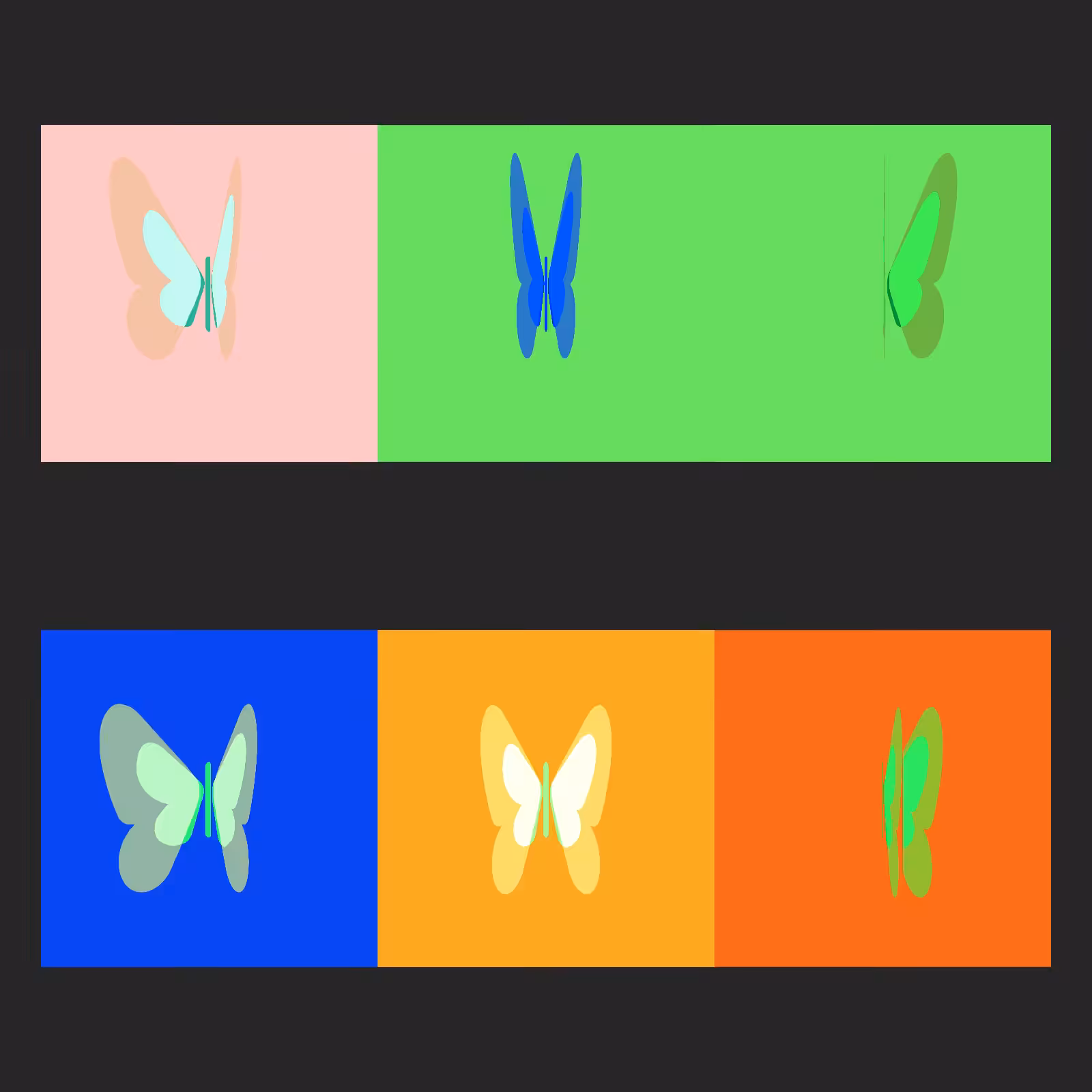 BF#01 Pop Art Butterfly #1
