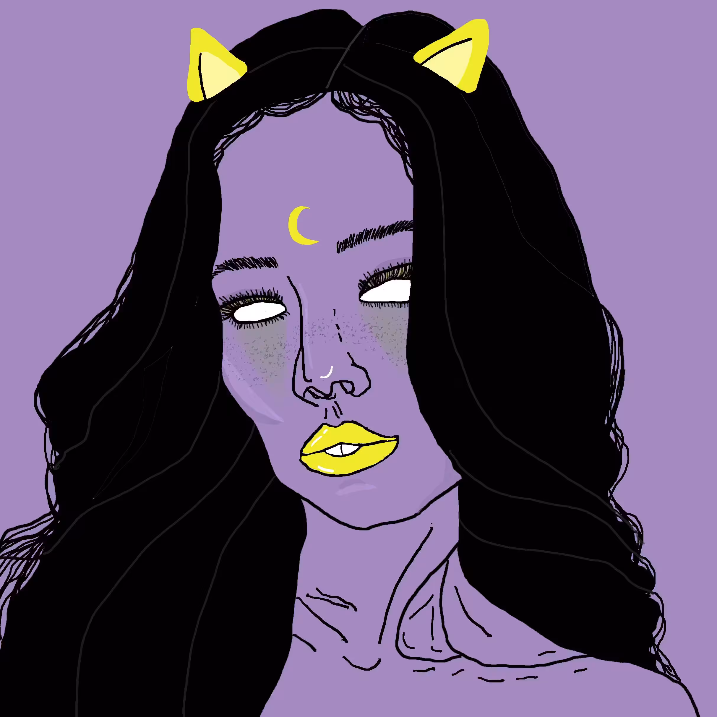 vénus sur elle