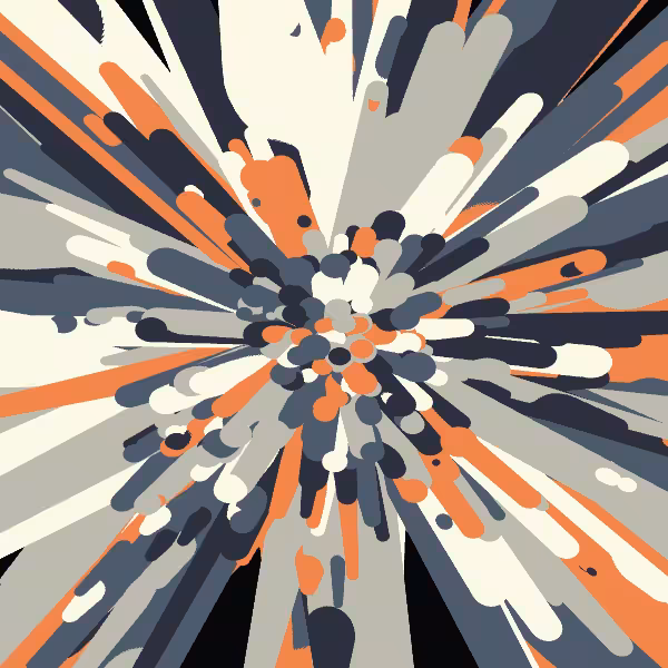 drip flower painting #22