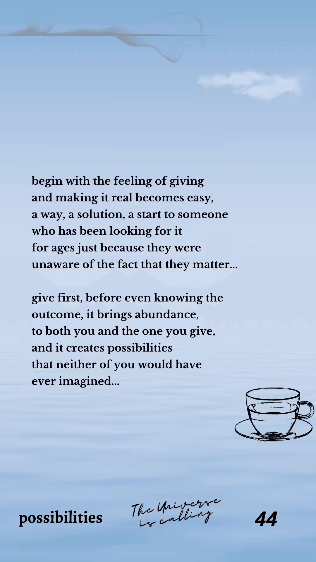 Give First