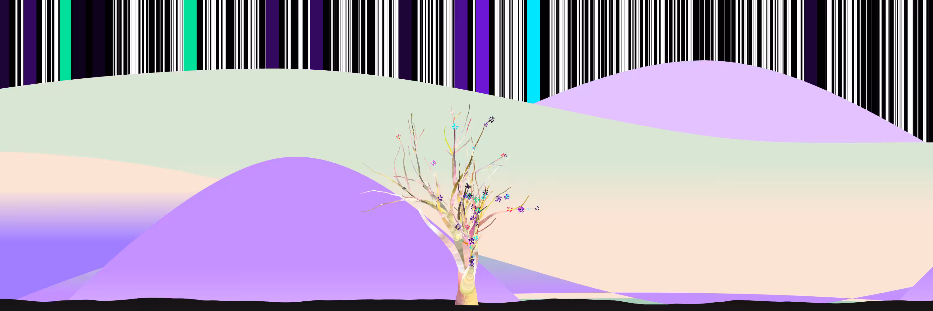 Coded Flowering Banner #005