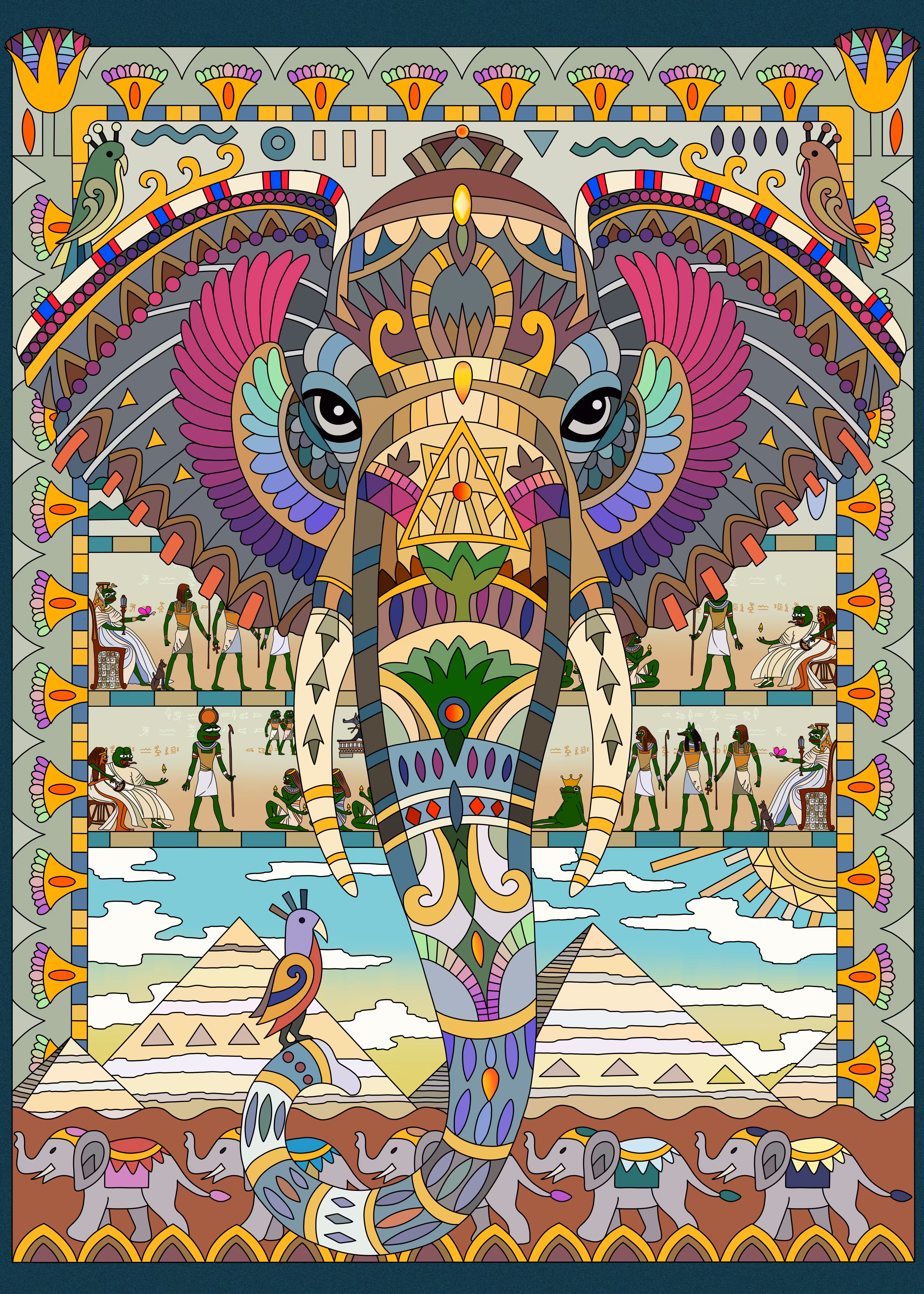 🐘Elephant and Pepe🐸