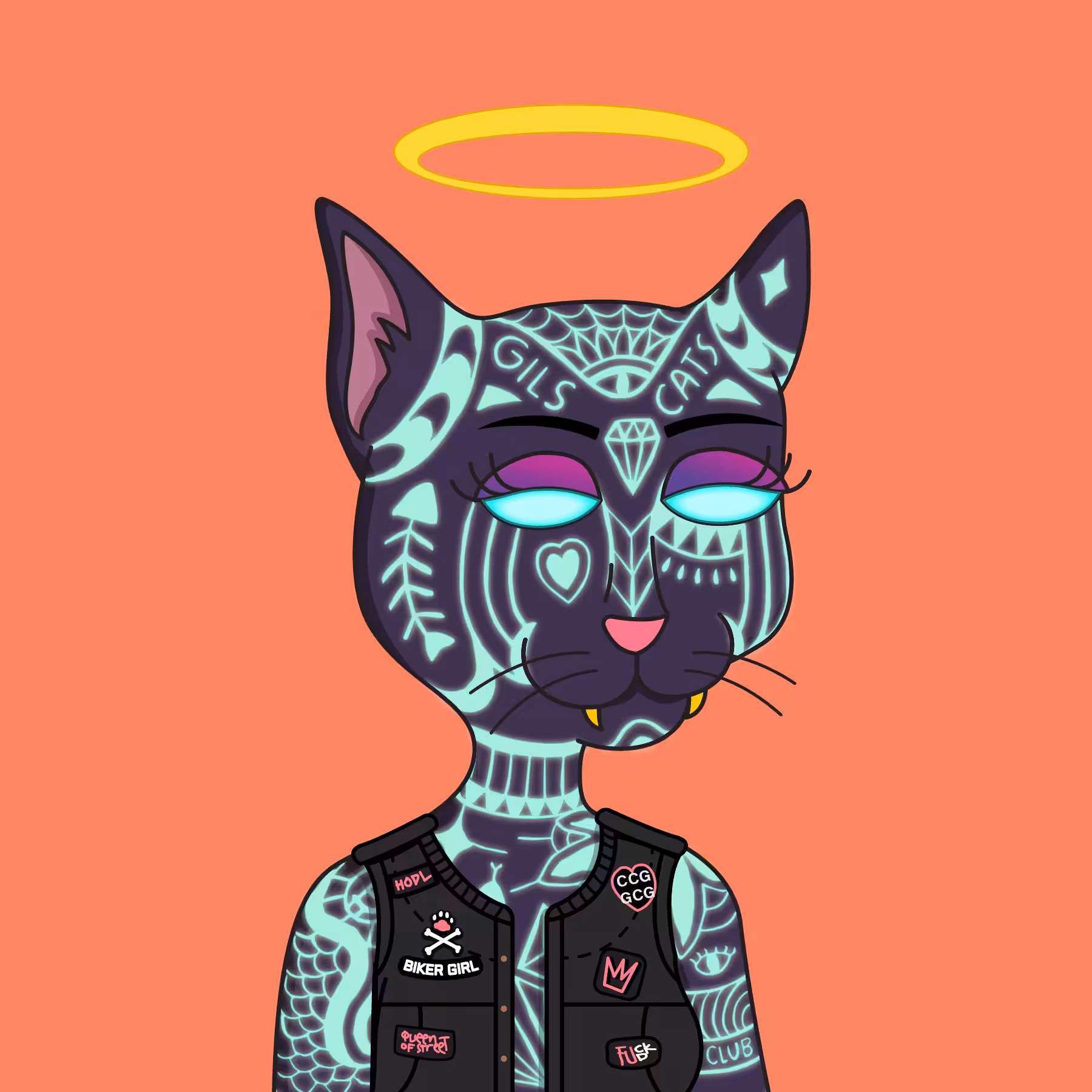 Girl Cat #85